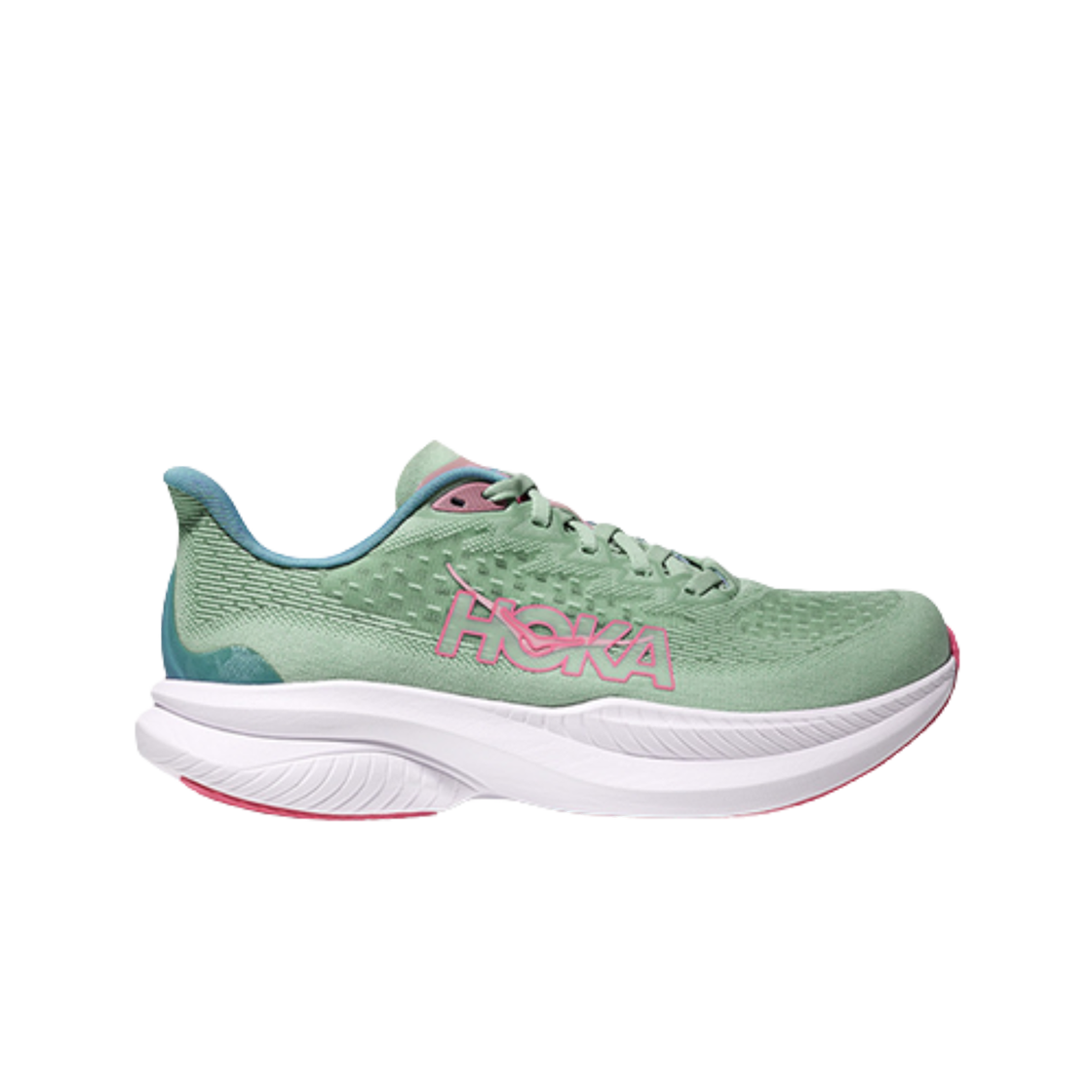 (Women) HOKA Mach 6 Wide 'Jadeite Alpine Blue' 1147834-JTL