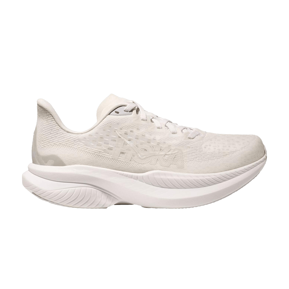 (Women) HOKA Mach 6 Wide 'Triple White' 1147834-WWH