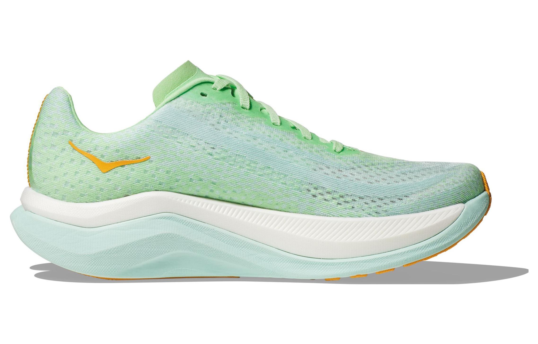 Order HOKA ONE ONE Mach X 防滑耐磨 低筒 跑步鞋 女款 青檸色