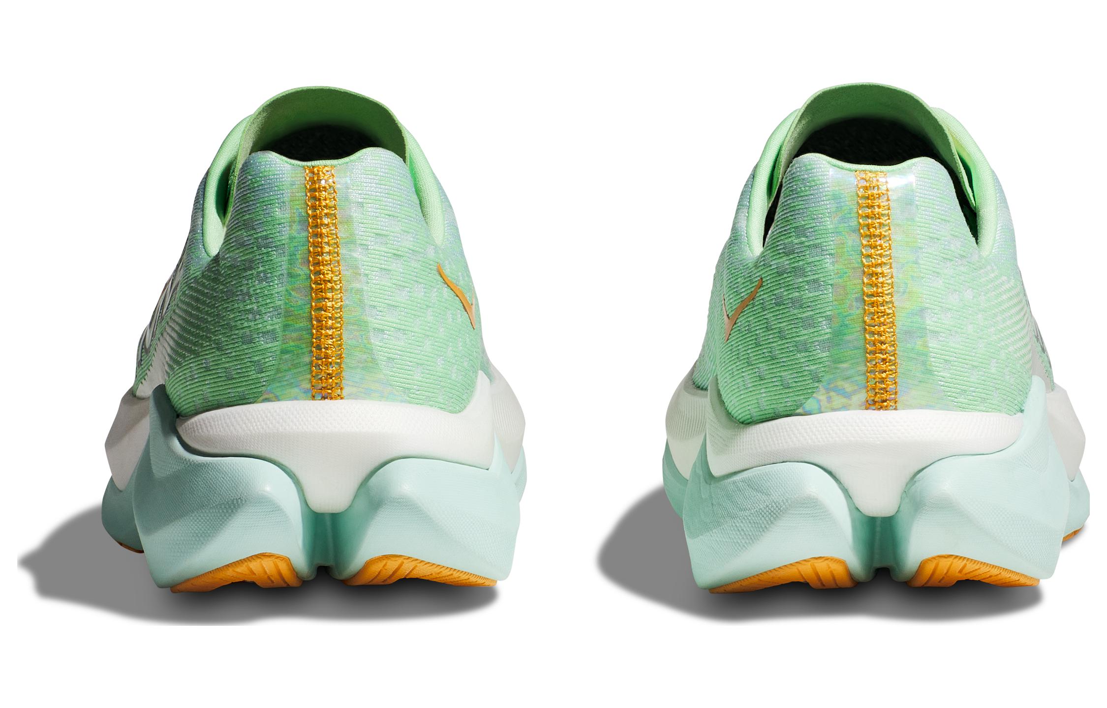 Lookbook HOKA ONE ONE Mach X 防滑耐磨 低筒 跑步鞋 女款 青檸色