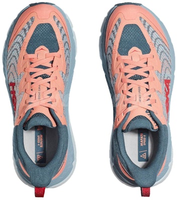 (W) HOKA Mafate Speed 4 'Papaya Real Teal' Sepatu Lari Pria/Wanita 1131056-PPYR Lookbook (W) HOKA Mafate Speed 4 'Papaya Real Teal' Sepatu Lari Pria/Wanita 1131056-PPYR