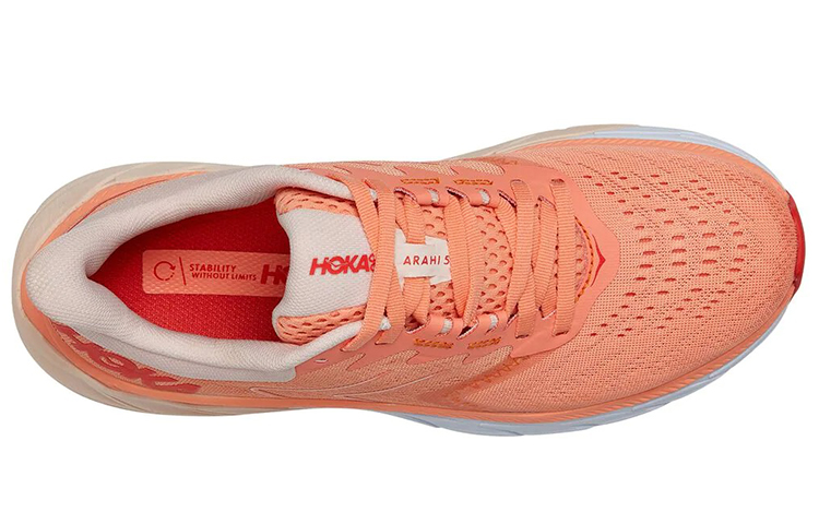 (W) HOKA ONE ONE Arahi 5 'Cantaloupe Silver Peony' 圖 3