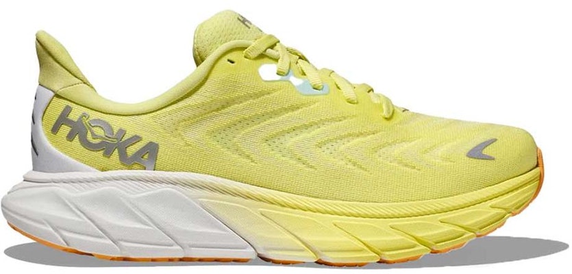 (W) HOKA ONE ONE Arahi 6 'Citrus Glow Putih' 1123194-CGWHT Order (W) HOKA ONE ONE Arahi 6 'Citrus Glow Putih' 1123194-CGWHT