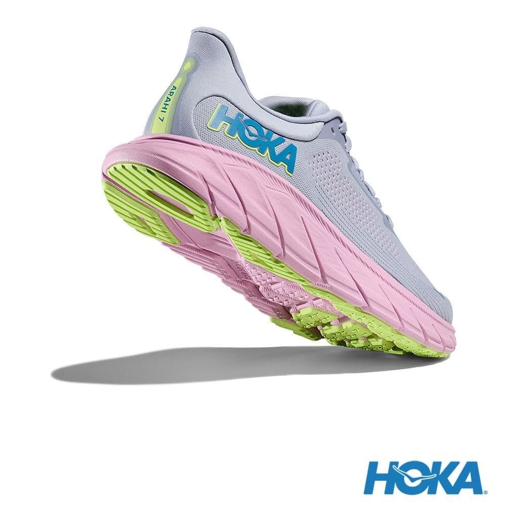 Purchase (W) HOKA ONE ONE Arahi 7 Wide Sepatu Lari Seagull/Pink Abu-Abu HO1147890GLP