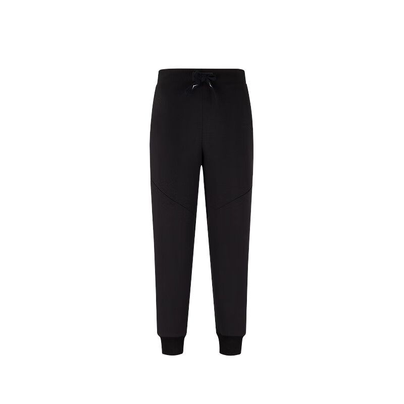 (Women) HOKA ONE ONE Black High-Waisted Knit Joggers - Breathable & Casual. 1171819-BLACK