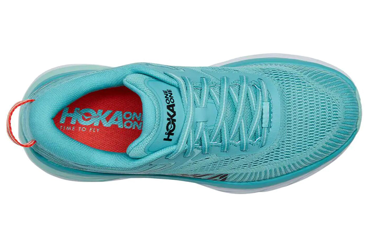 Lookbook (W) (女性用) HOKA ONE ONE ボンディ 7 'アクアレール エッグシェルブルー' 1110519-AEBL 1110519-AEBL