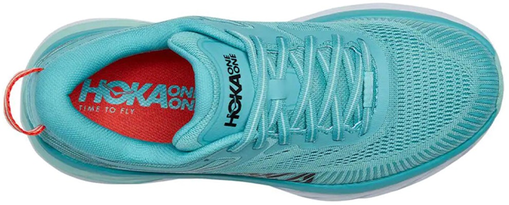 (W) HOKA ONE ONE Bondi 7 'Aquarelle Eggshell Blue' Sepatu Lari Pria Wanita 1110519-AEBL Lookbook (W) HOKA ONE ONE Bondi 7 'Aquarelle Eggshell Blue' Sepatu Lari Pria Wanita 1110519-AEBL