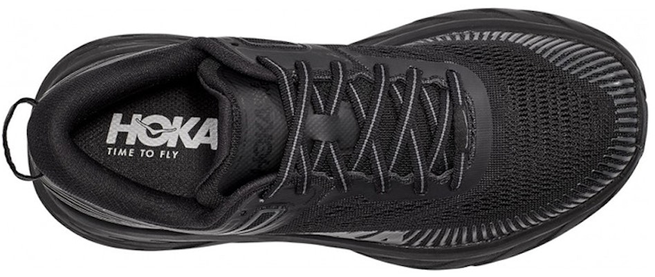 (W) HOKA ONE ONE Bondi 7 'Black' Sepatu Hitam 1110531-BBLC Lookbook (W) HOKA ONE ONE Bondi 7 'Black' Sepatu Hitam 1110531-BBLC