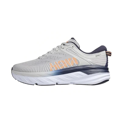 (W) HOKA ONE ONE Bondi 7 'Lunar Rock Black Iris'