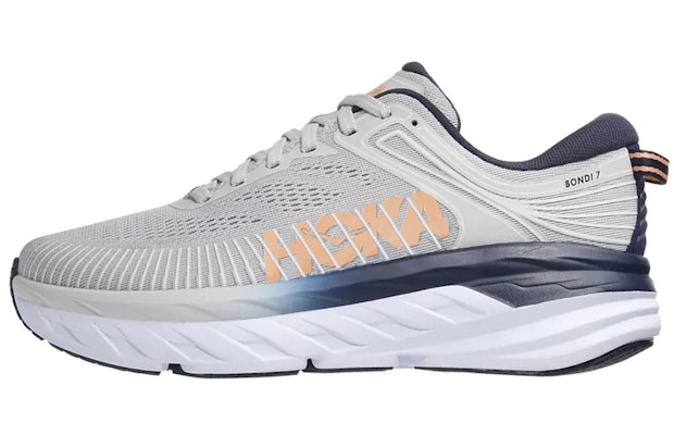 (W) HOKA ONE ONE Bondi 7 'Lunar Rock Black Iris' kasut lari. 1110531-LRBI Buy (W) HOKA ONE ONE Bondi 7 'Lunar Rock Black Iris' kasut lari. 1110531-LRBI