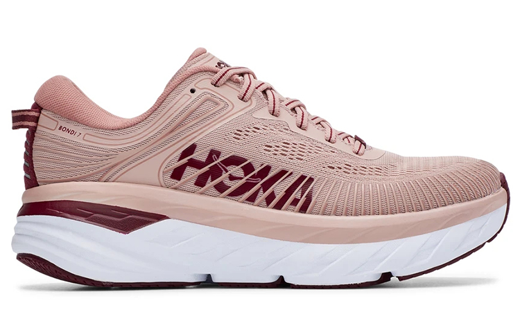 Order (W) HOKA ONE ONE Bondi 7 'Misty Rose Cordovan' Wanita 1110519-MRCR