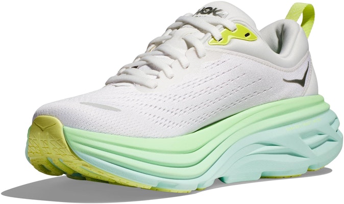 HOKA ONE ONE Bondi 8 防滑耐磨 低帮 跑步鞋 女款 白藍 寬楦版 Lookbook HOKA ONE ONE Bondi 8 防滑耐磨 低帮 跑步鞋 女款 白藍 寬楦版