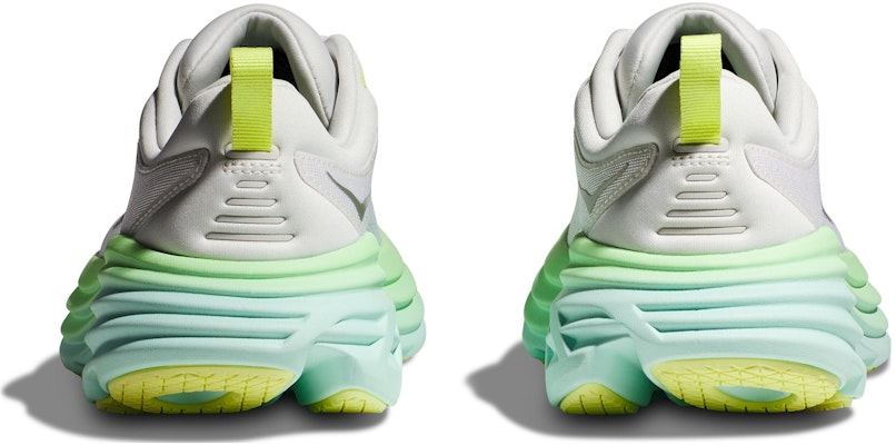 HOKA ONE ONE Bondi 8 防滑耐磨 低帮 跑步鞋 女款 白藍 寬楦版 Shop HOKA ONE ONE Bondi 8 防滑耐磨 低帮 跑步鞋 女款 白藍 寬楦版
