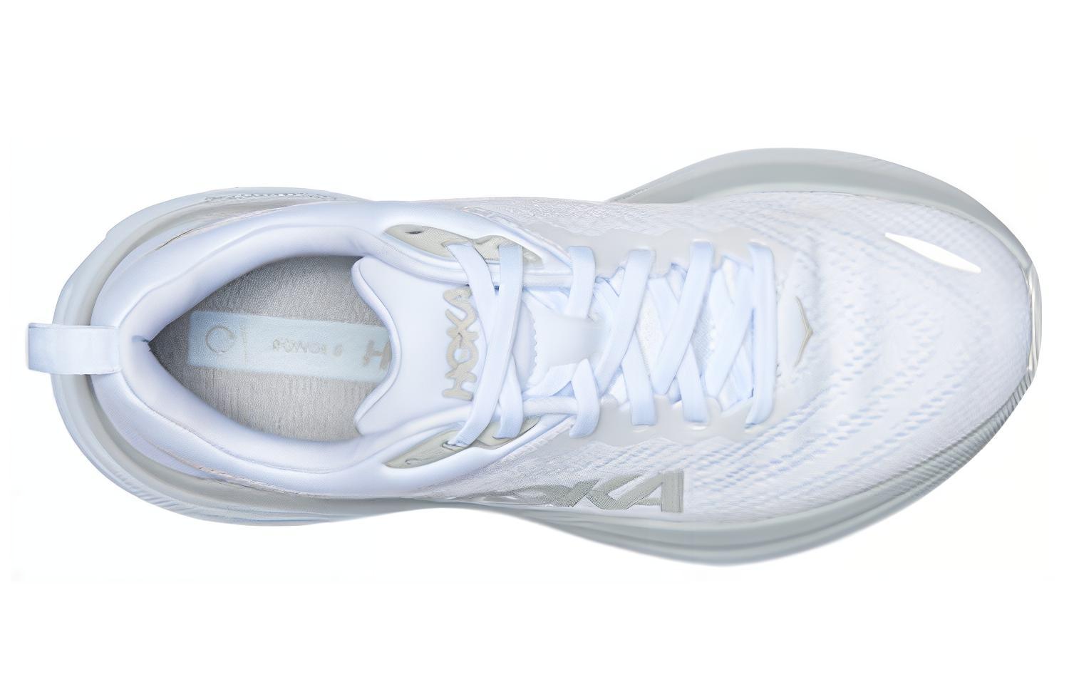 Lookbook (W) （女性用）HOKA ONE ONE ボンダイ8 ワイド &#x27;ホワイト&#x27; 1127954-WWH 1127954-WWH