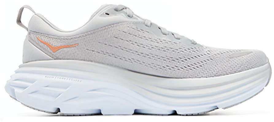(Women) HOKA One One Bondi 8 Wide D 'Light Grey Orange' 1127954-HMLR Order (Women) HOKA One One Bondi 8 Wide D 'Light Grey Orange' 1127954-HMLR