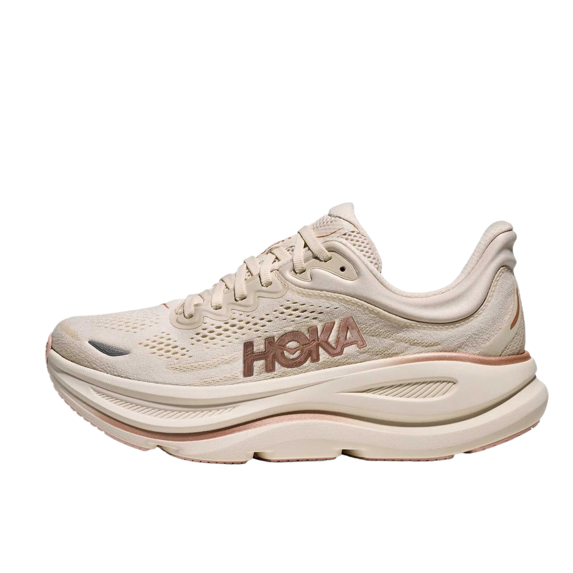 (Women) HOKA ONE ONE Bondi 9 Cushioned Breathable Running Shoes. 1162012-OSG