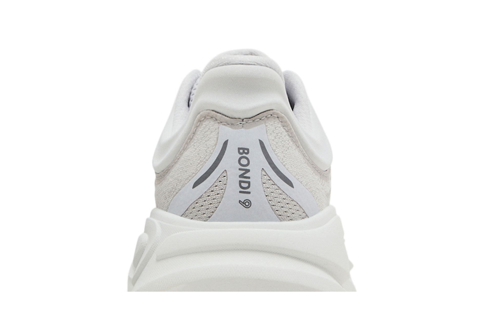 Sizing (W) HOKA ONE ONE Bondi 9 跑鞋 白銀色 - 舒適多功能跑步鞋 1162012-SDSTS