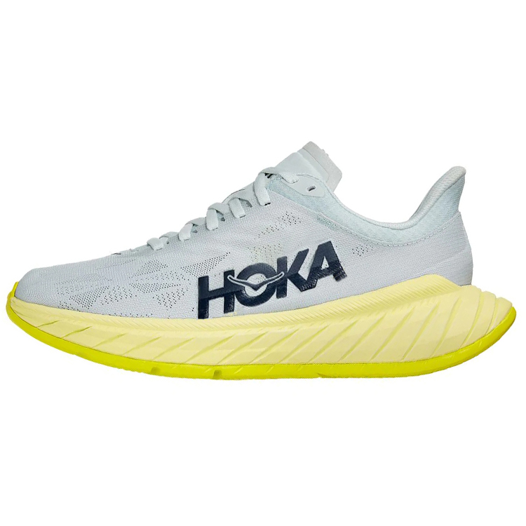 (Women) Hoka One One Carbon X 2 'Blue Flower Luminary Green' 1113527-BFLG