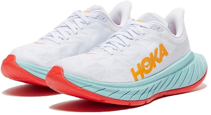(W) HOKA ONE ONE Carbon X 2 '白蓝' 运动鞋 1113527-WBOR Lookbook (W) HOKA ONE ONE Carbon X 2 '白蓝' 运动鞋 1113527-WBOR