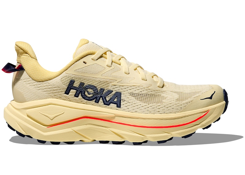 (Women) HOKA One One Challenger 8 Vintage Yellow Midnight Blue 1168717-VWM