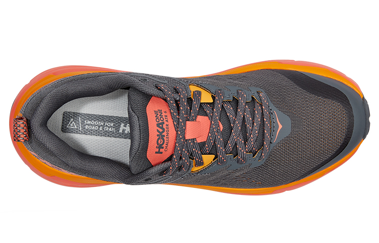 Lookbook (W) HOKA ONE ONE Challenger ATR 6 Ancho 'Gris Naranja' 1106514-CCLL