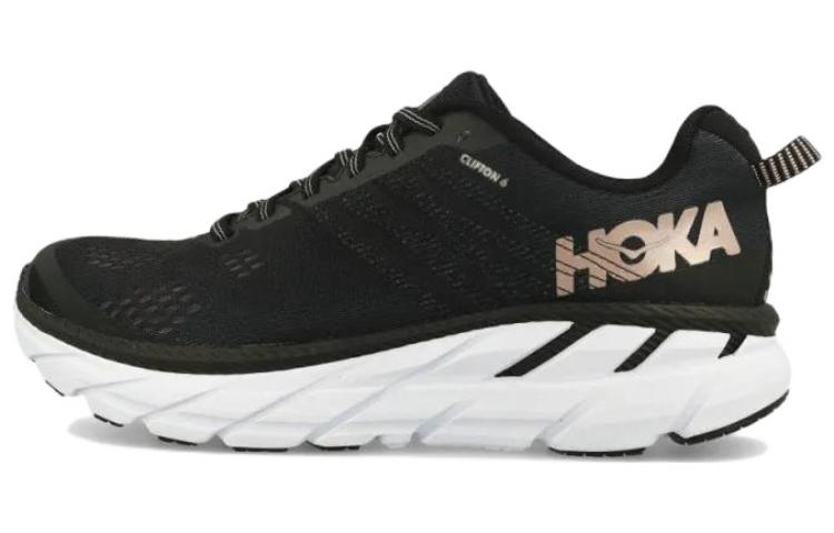 (Women) HOKA One One Clifton 6 'Black Comfort Breathable' 1102873-BRGL