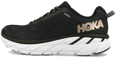 (Women) HOKA One One Clifton 6 'Black Comfort Breathable' 1102873-BRGL (Women) HOKA One One Clifton 6 'Black Comfort Breathable' 1102873-BRGL