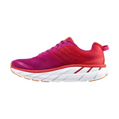 (W) HOKA ONE ONE Clifton 6 'Poppy Red Cactus Flower'