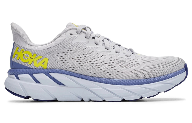 Order (W) HOKA ONE ONE Clifton 7 'Lunar Rock Nimbus Cloud' Kasut Lari Lelaki 1110509-LRNC