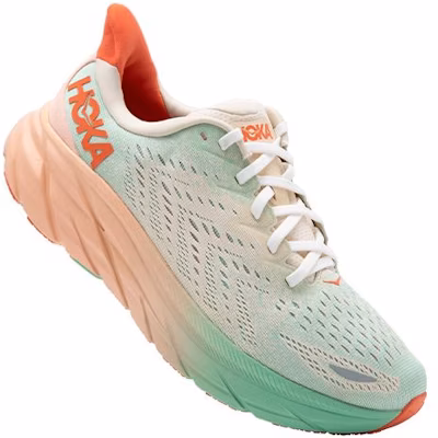 (Women) HOKA ONE ONE Clifton 8 'Orange Mint Green' 1119394-SGAS Lookbook (Women) HOKA ONE ONE Clifton 8 'Orange Mint Green' 1119394-SGAS