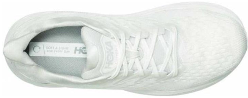 HOKA ONE ONE Clifton 8 寬版 低幫 跑步鞋 女款 白色 Lookbook HOKA ONE ONE Clifton 8 寬版 低幫 跑步鞋 女款 白色