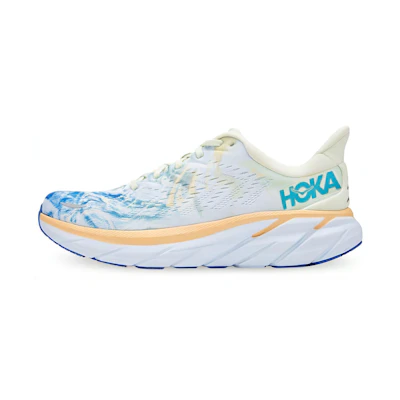 (W) HOKA ONE ONE Clifton 8 Wide 'White Blue'