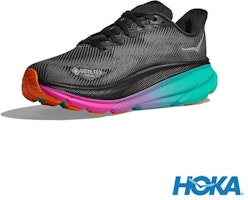 (W) ホカ オネオネ クリフトン 9 GTX ランニングシューズ / ティールブルー ブラック HO1141490FBCQ Shop (W) ホカ オネオネ クリフトン 9 GTX ランニングシューズ / ティールブルー ブラック HO1141490FBCQ