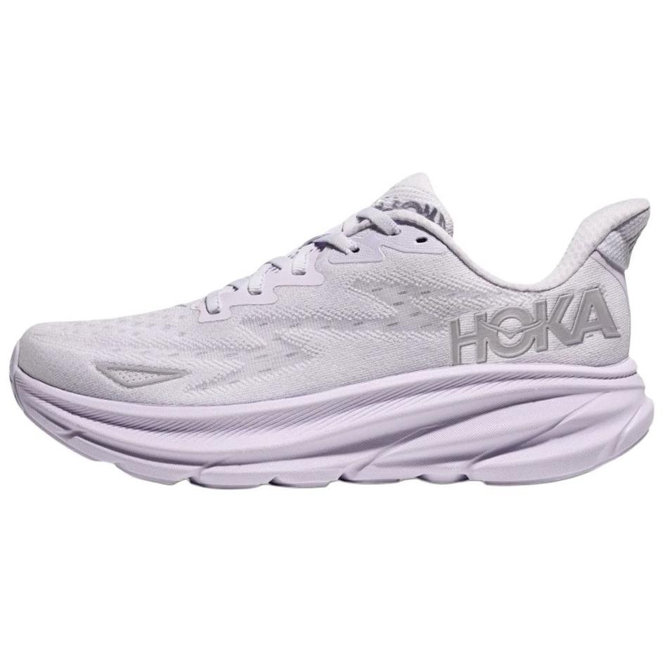 (Women) HOKA ONE ONE Clifton 9 Purple Low-Top Running Shoes Comfortable & Durable 1127896-SGLW