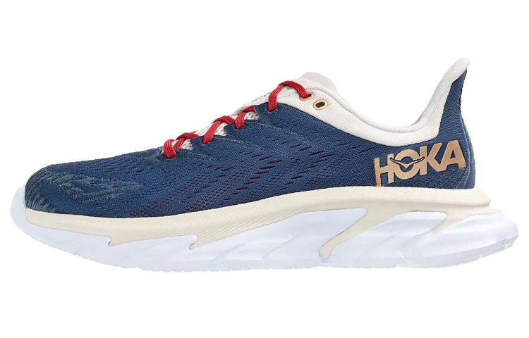 (Women) HOKA ONE ONE Clifton Edge 'White Vintage Navy' 1110511-VITF