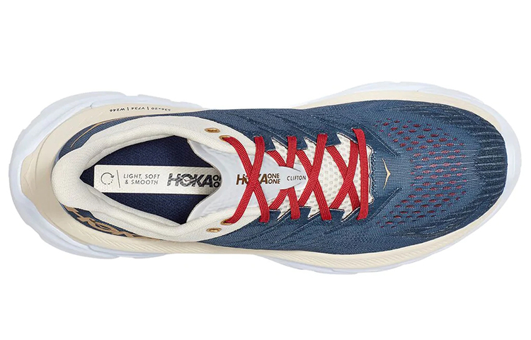 Lookbook (W) HOKA ONE ONE Clifton Edge 'Blanco Azul Marino Vintage' 1110511-VITF