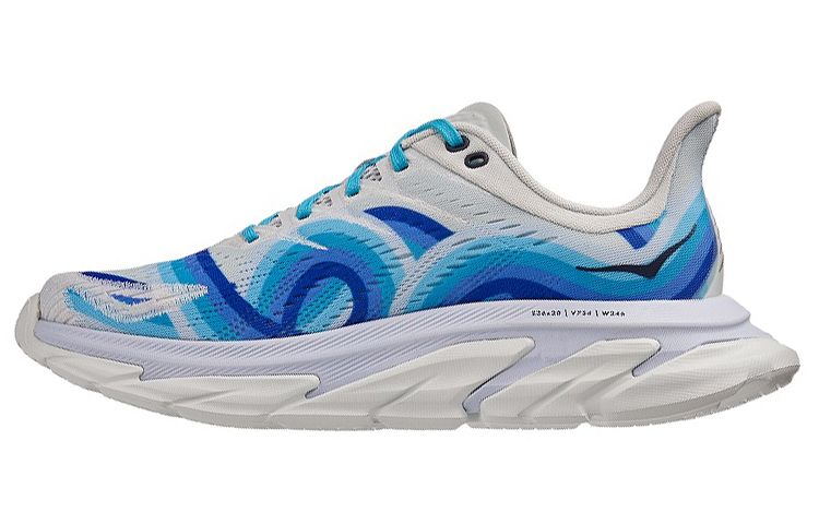 (Women) Hoka One One Clifton Edge Geometric 'White Dazzling Blue' 1122570-DBBF