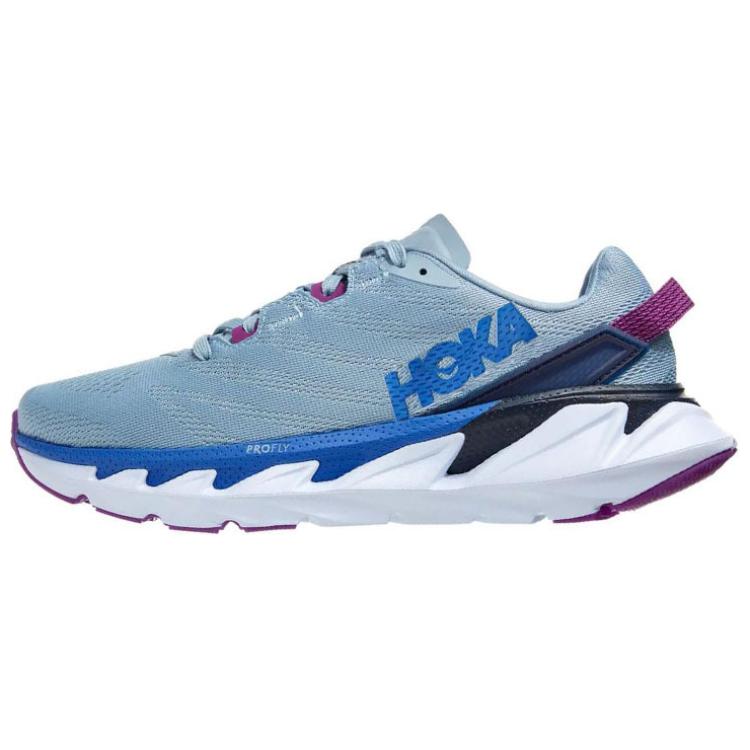 Buy HOKA ONE ONE Elevon 2 舒適 透氣輕便 低幫 跑步鞋 女款 藍白
