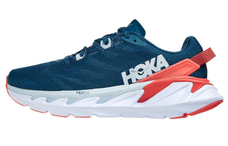 Buy (W) HOKA ONE ONE Elevon 2 'Moroccan Blue Hot Coral' Sepatu Lari Pria 1106478-MBHCR
