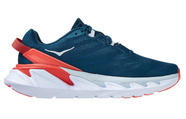 Order (W) HOKA ONE ONE Elevon 2 'Moroccan Blue Hot Coral' Sepatu Lari Pria 1106478-MBHCR