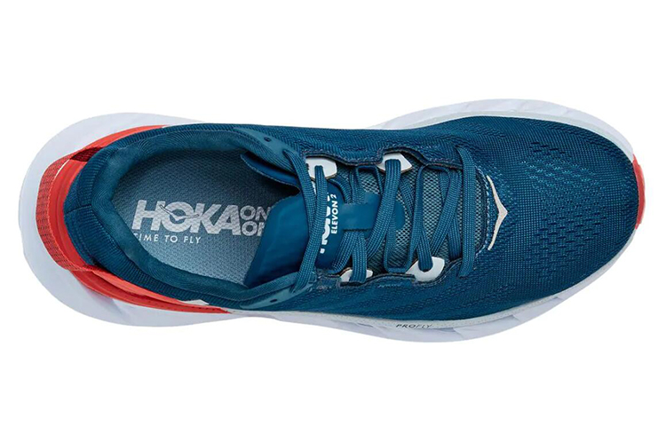 Lookbook (W) HOKA ONE ONE Elevon 2 'Moroccan Blue Hot Coral' Sepatu Lari Pria 1106478-MBHCR