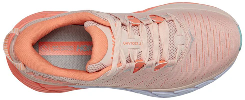 Lookbook (W) HOKA ONE ONE Gaviota 3 Silberpfingstrose Cantaloupe Damen-Laufschuhe 1113521-SPCN