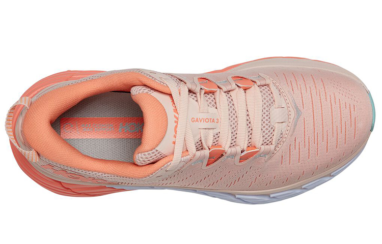 Lookbook (W) HOKA ONE ONE Gaviota 3 Plata Peonía Melón Cantalupo 1113521-SPCN