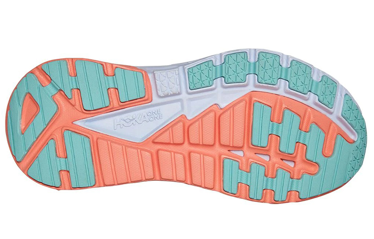 Shop (W) HOKA ONE ONE Gaviota 3 Plata Peonía Melón Cantalupo 1113521-SPCN