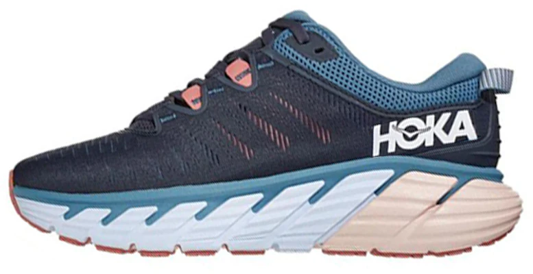 HOKA ONE ONE Gaviota 3 寬楦低幫跑步鞋 女款 黑藍色 Buy HOKA ONE ONE Gaviota 3 寬楦低幫跑步鞋 女款 黑藍色