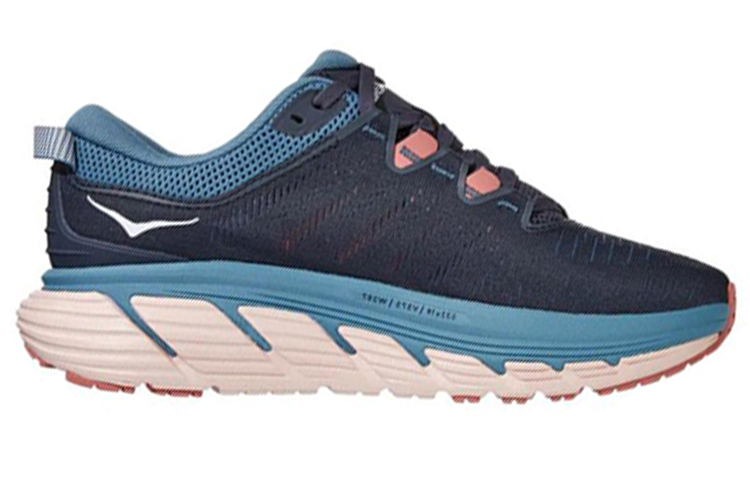 Order HOKA ONE ONE Gaviota 3 寬楦低幫跑步鞋 女款 黑藍色