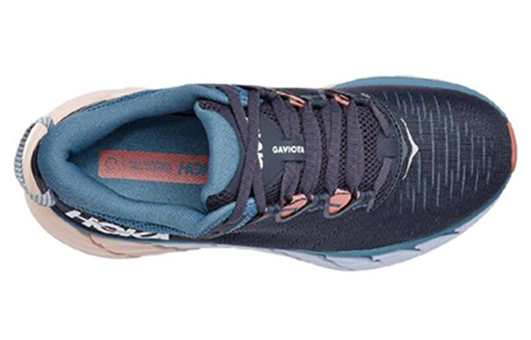 Lookbook HOKA ONE ONE Gaviota 3 寬楦低幫跑步鞋 女款 黑藍色