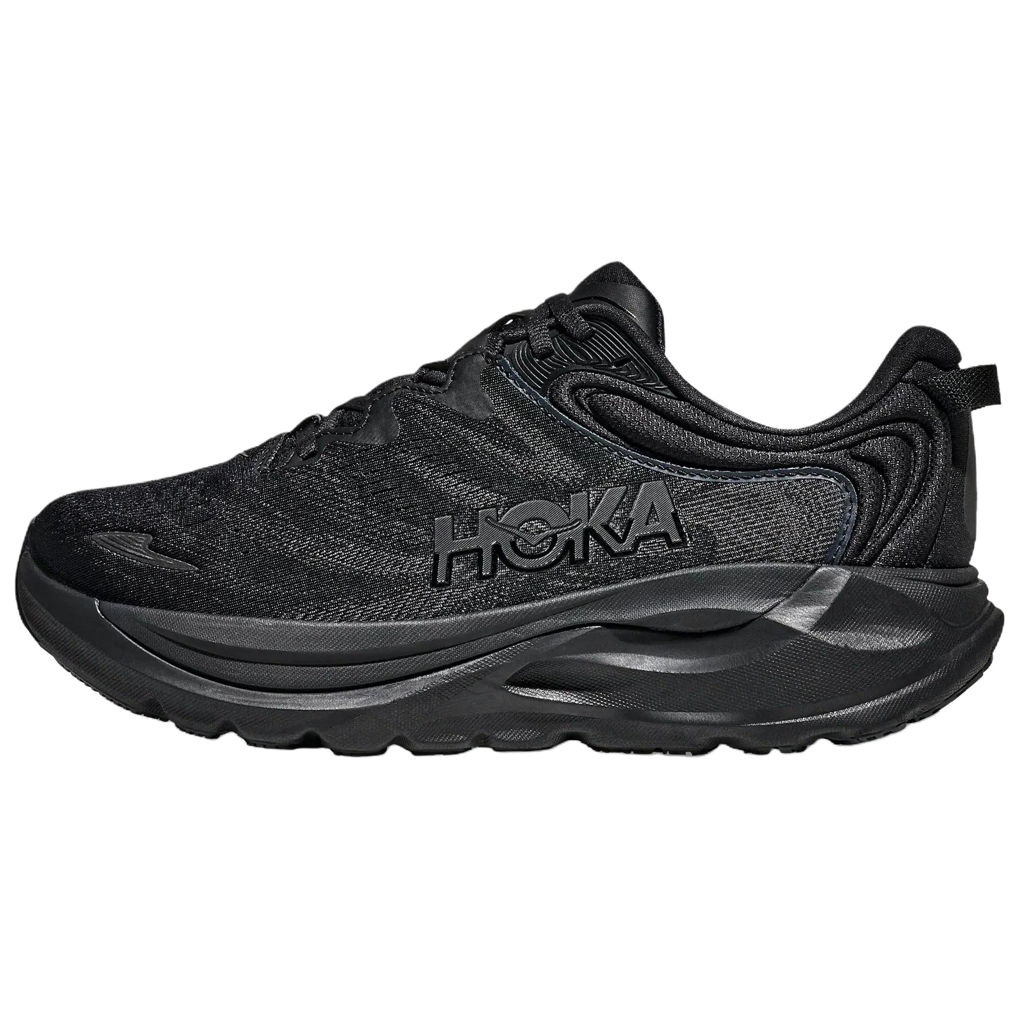 (Women) HOKA ONE ONE Gaviota 6 Running Shoes Black - Comfortable & Breathable 1171933-BBLC