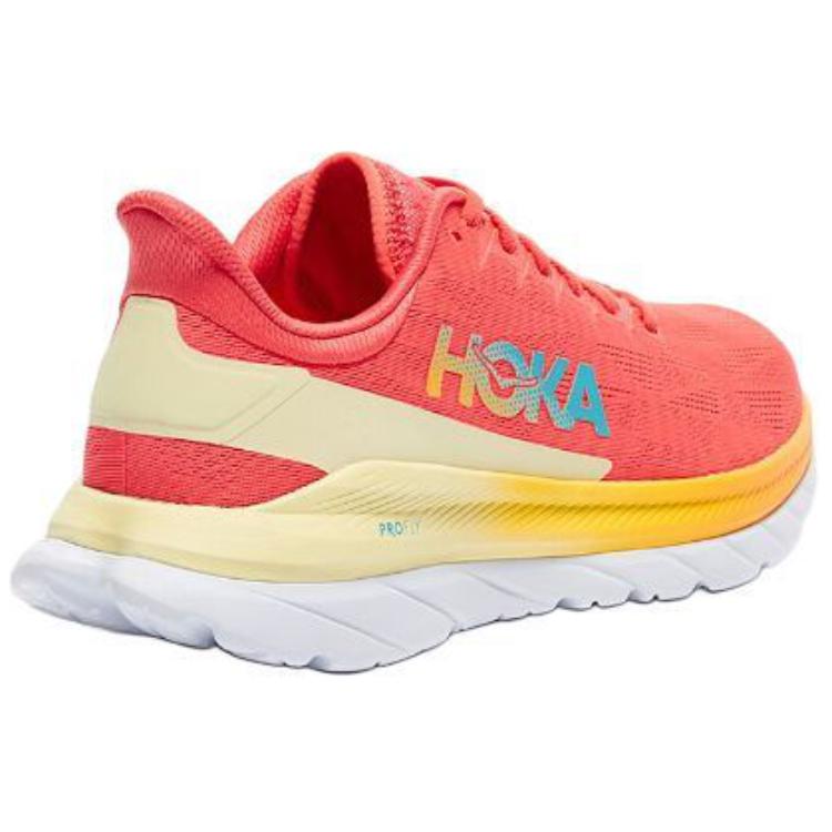Lookbook (W) HOKA ONE ONE Mach 4 'Hot Coral Saffron' Sepatu Lari Wanita 1113529-HCSF