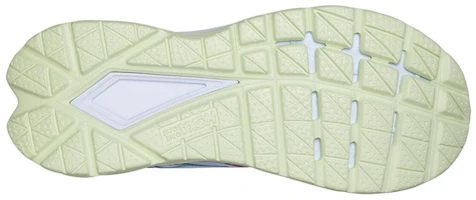Shop HOKA ONE ONE Mach 4 輕便透氣 低幫休閒跑步鞋 女款 白藍